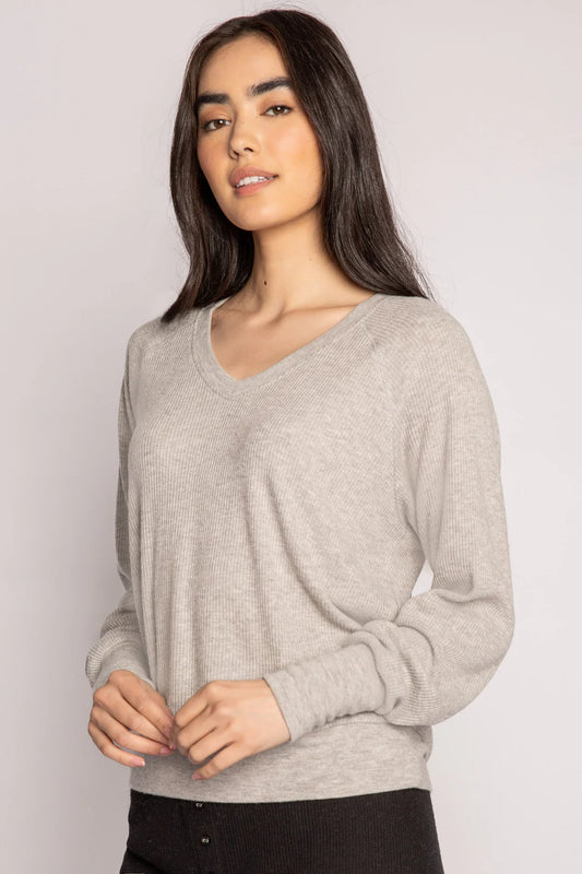 PJ Salvage Textured Essentials L/S Top