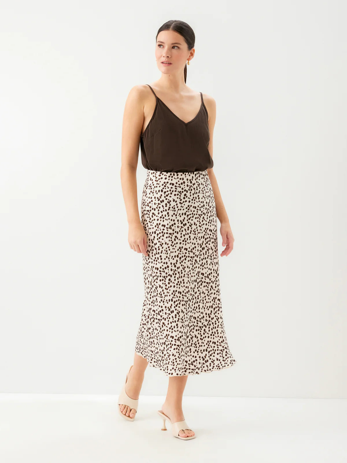 Fifteen Twenty Mia Bias Midi Skirt