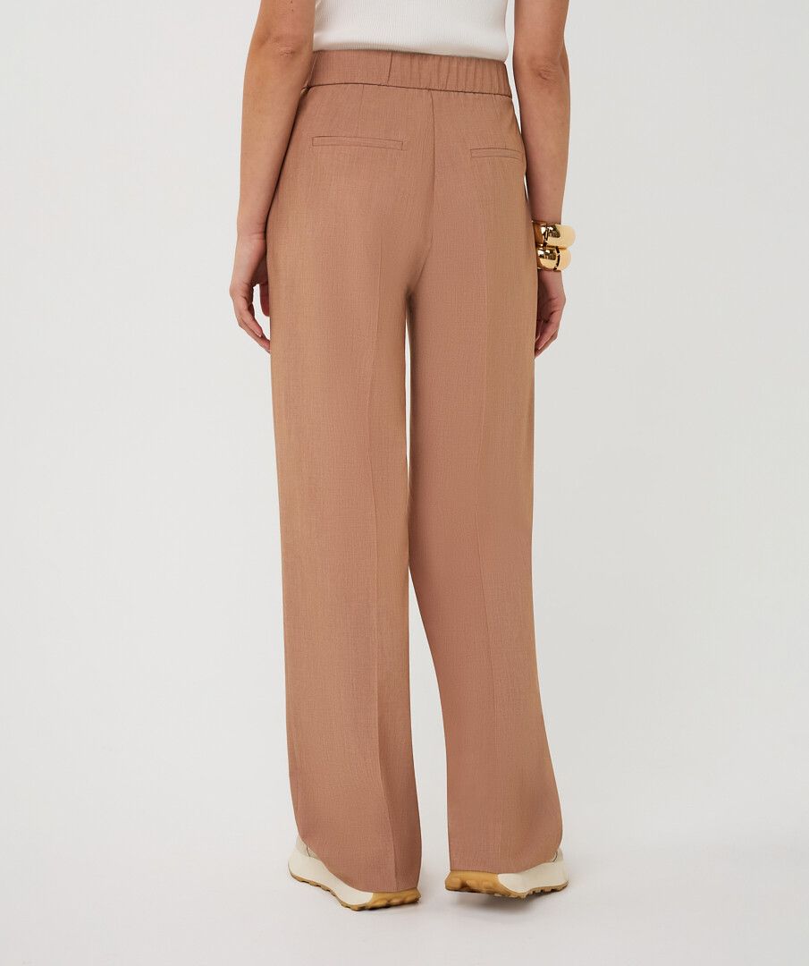Esqualo Straight Leg Melange Trouser
