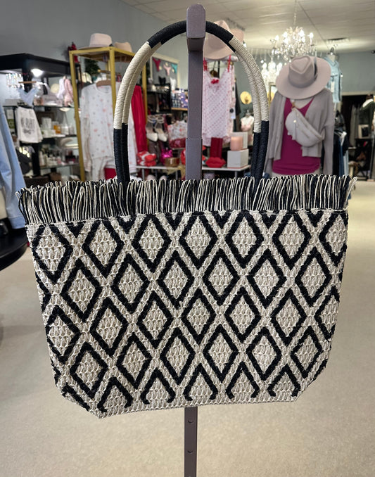 San Diego Hat Company Martina Paper Crochet Tote