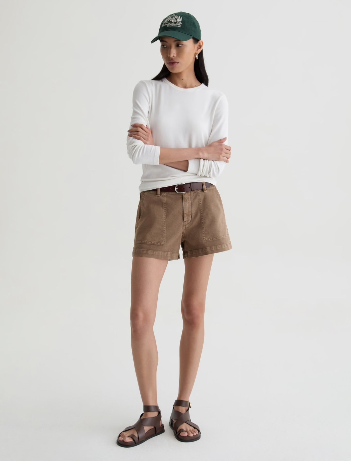 AG Analeigh Short Sulfur Light Taupe