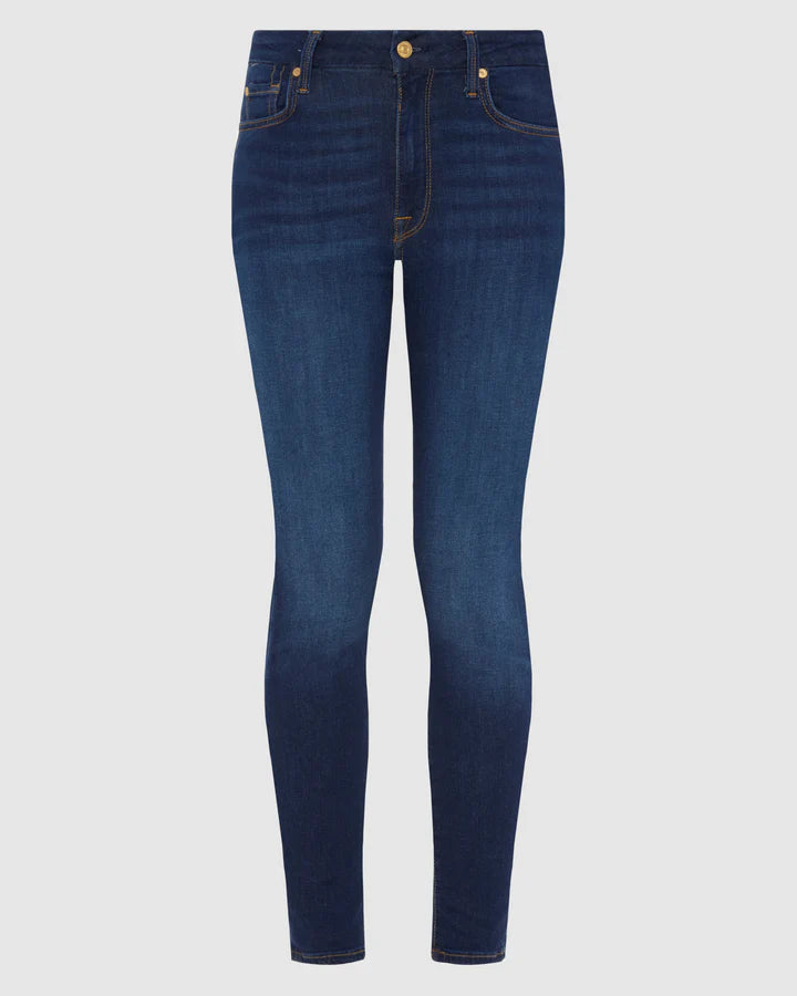 7 For All Mankind Slim Illusion High Waist Ankle Skinny