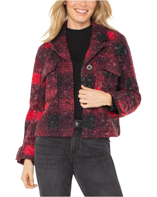Liverpool Buffalo Check Sherpa