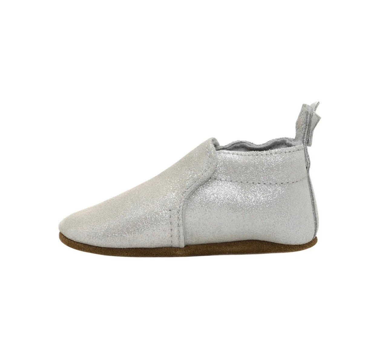 Robeez Pretty Pearl Soft Soles Silver