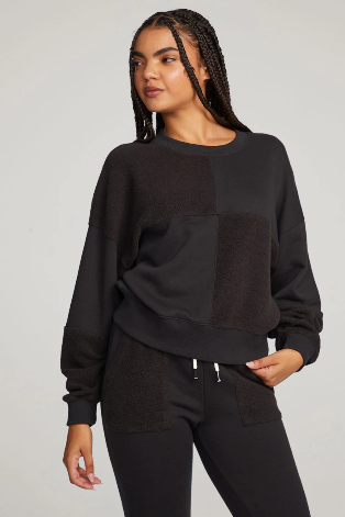 Chaser Marie licorice sweatshirt