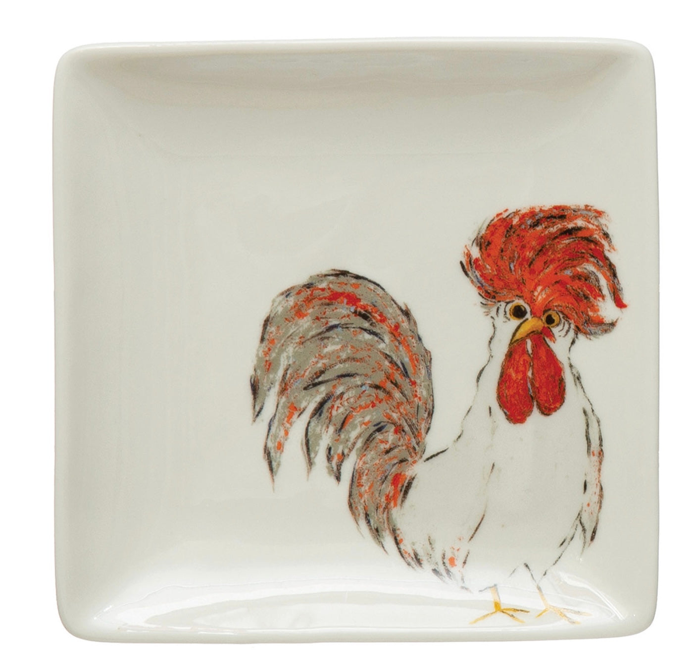 Creative Coop Chicken Plate