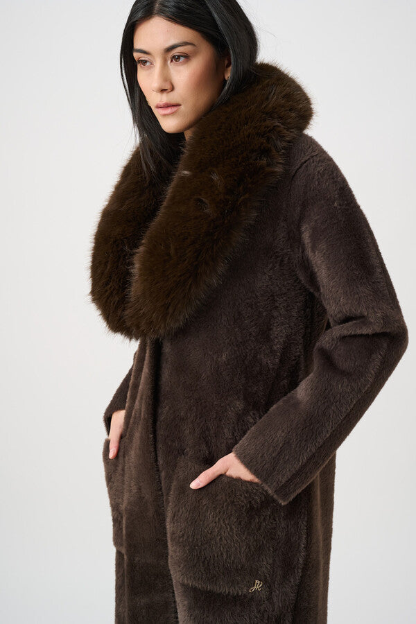 Joseph Ribkoff Faux Fur Coat