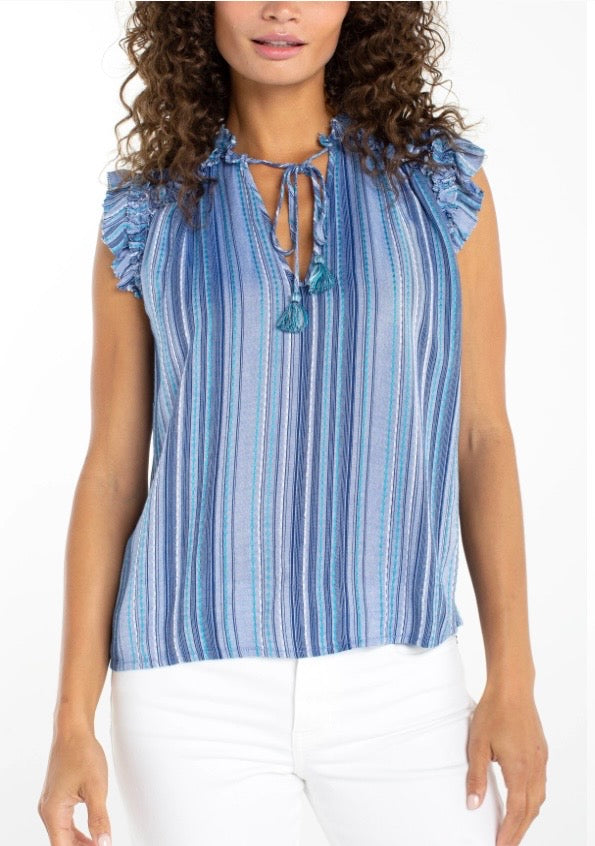 Liverpool Flutter Sleeve Blouse