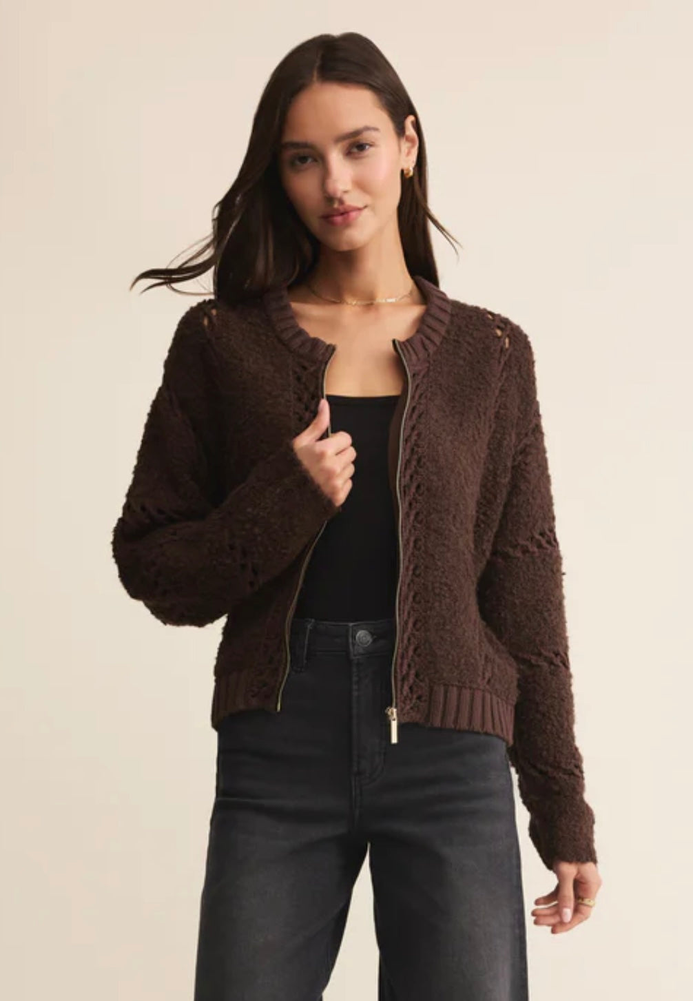 ZSupply Sundance Zip Up Sweater