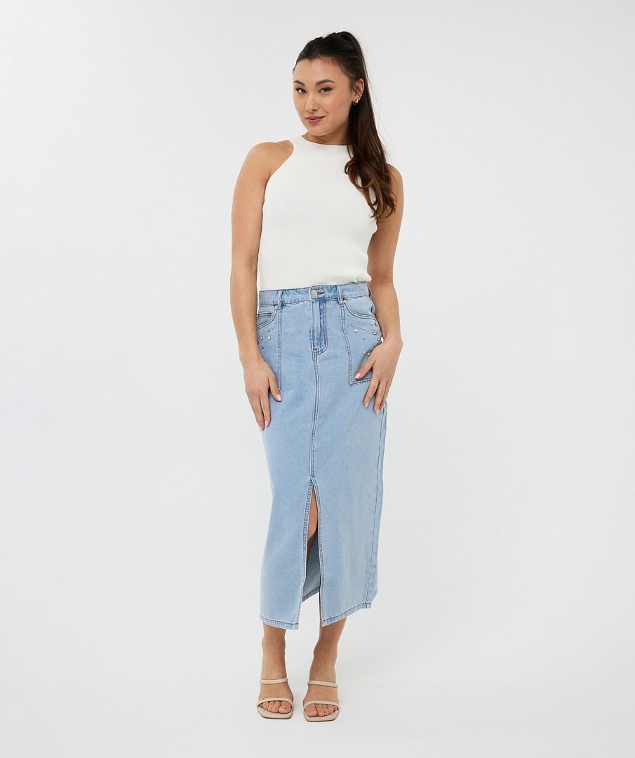 Esqualo Halter Camisole Off White