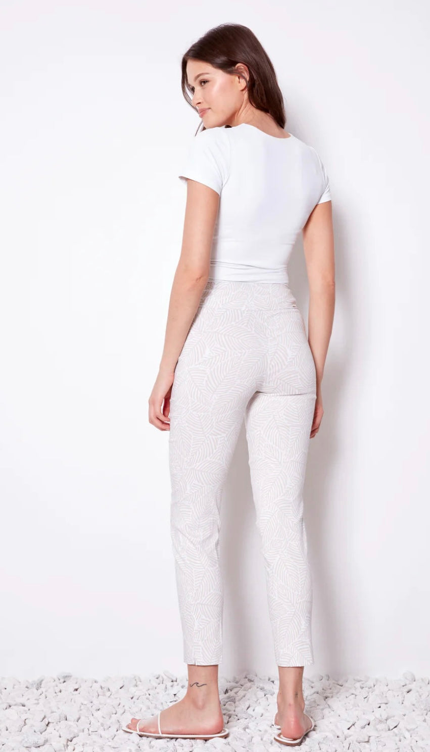 UP! Ankle Basic Bali Print Trouser