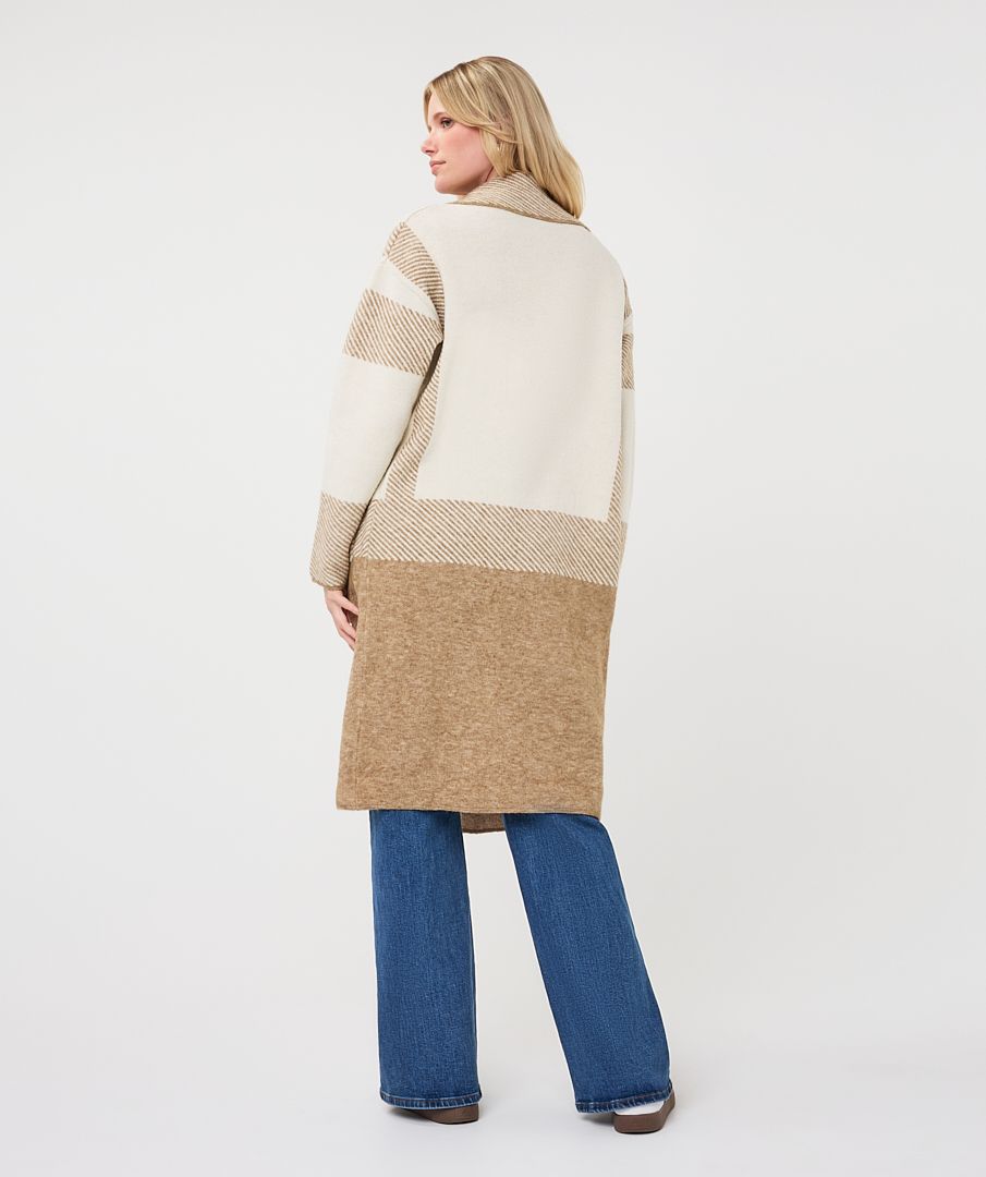 Esqualo Striped Cardigan