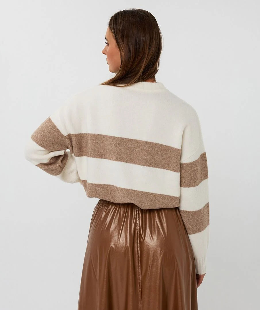 Esqualo Sweater Striped Melange