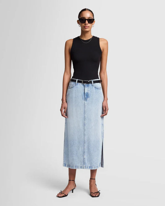 7 for all mankind Midi Skirt