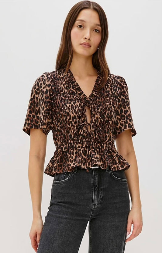 Rails Portia Top Brown-Nala
