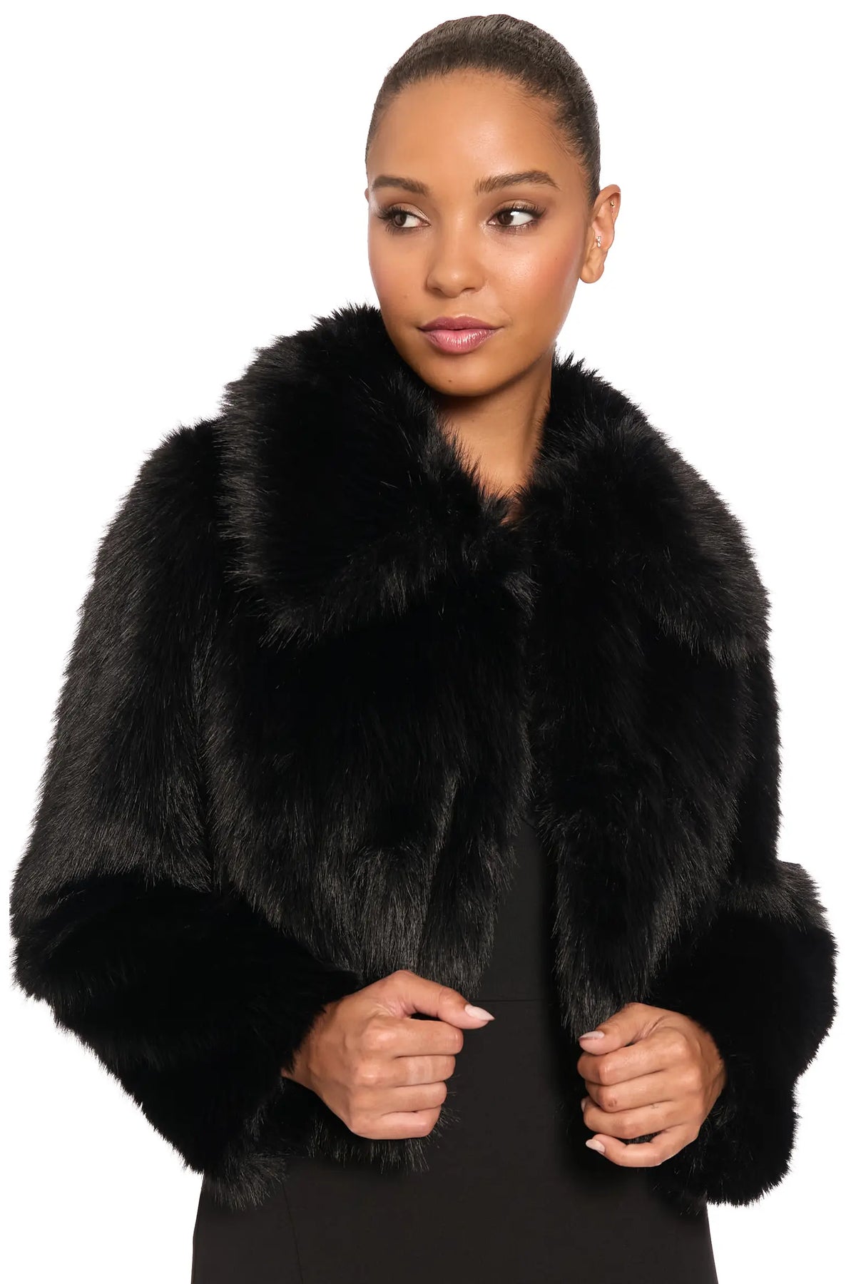 Maggy London Faux Fur Jacket