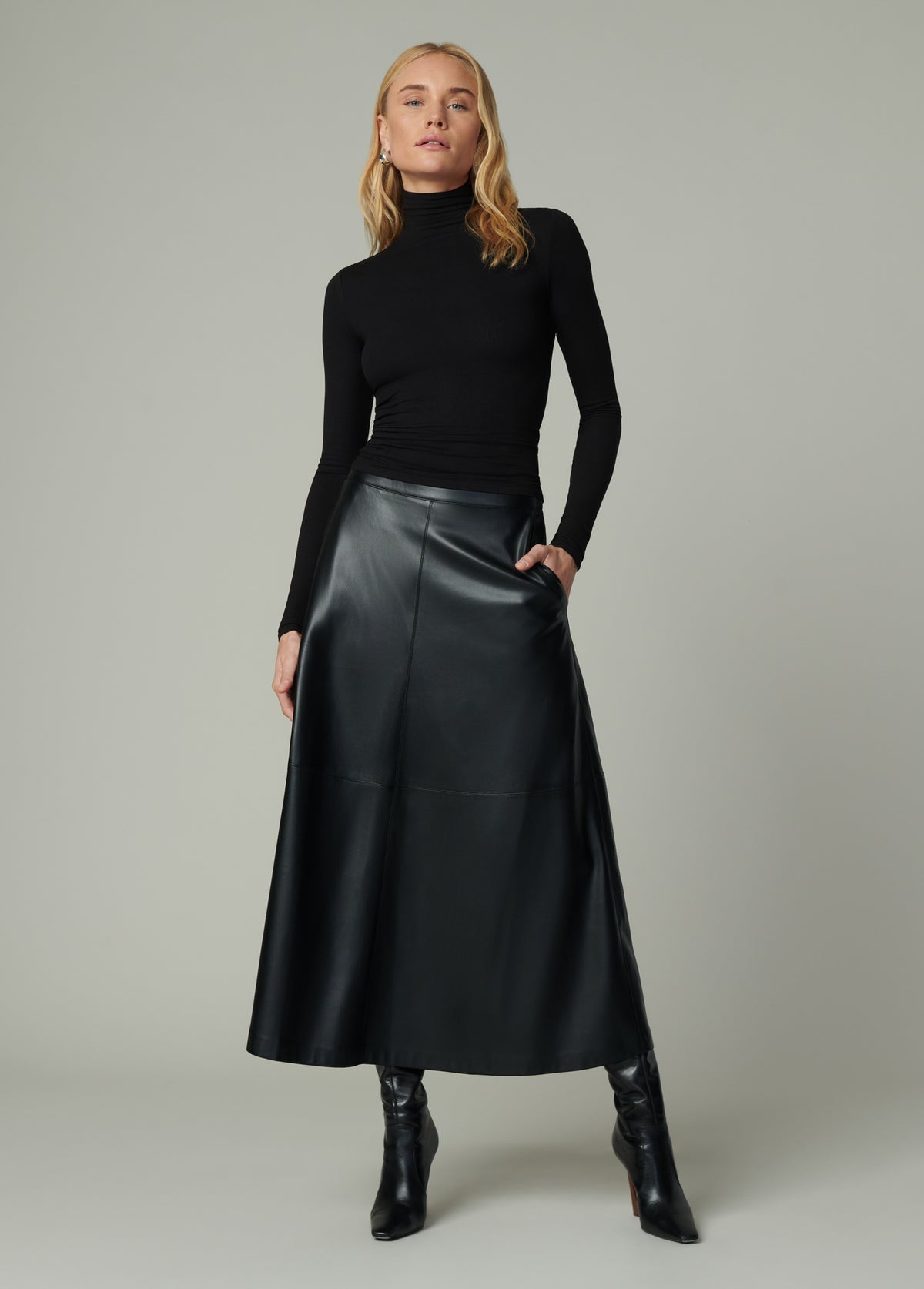 Joes Jeans Tavi Faux Leather Skirt