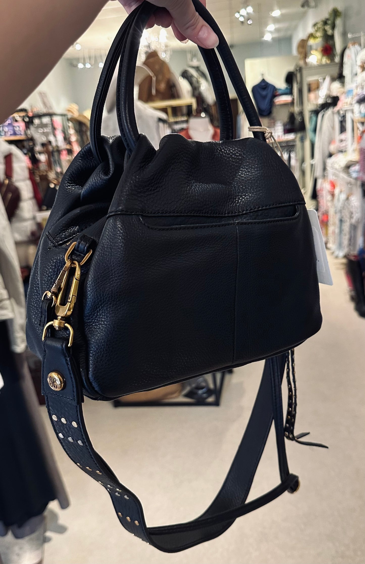 Hobo Darling Black With Studded Strap