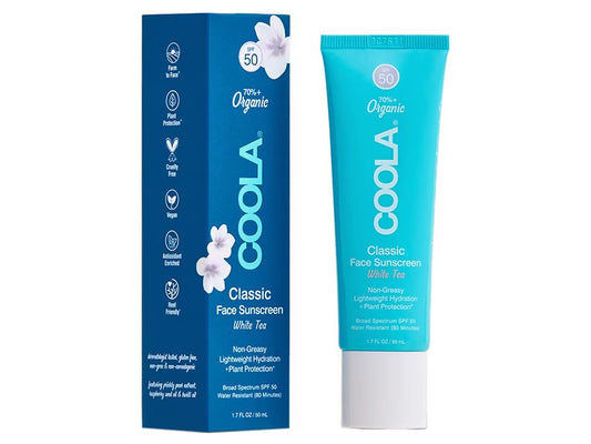 Coola Classic Face Sunscreen White Tea 50 SPF 1.7oz