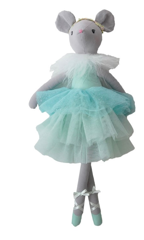 Creative Coop Fabric Tutu Dolls