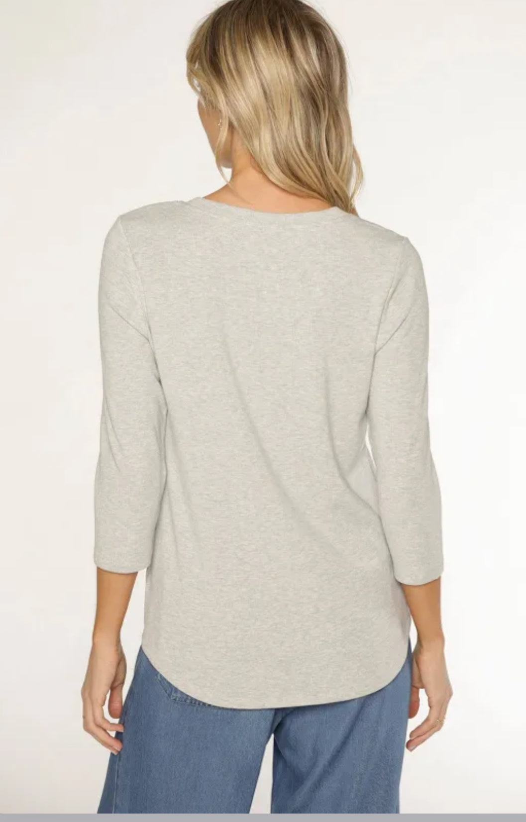 Matty M Sammie 3/4 Sleeve Top