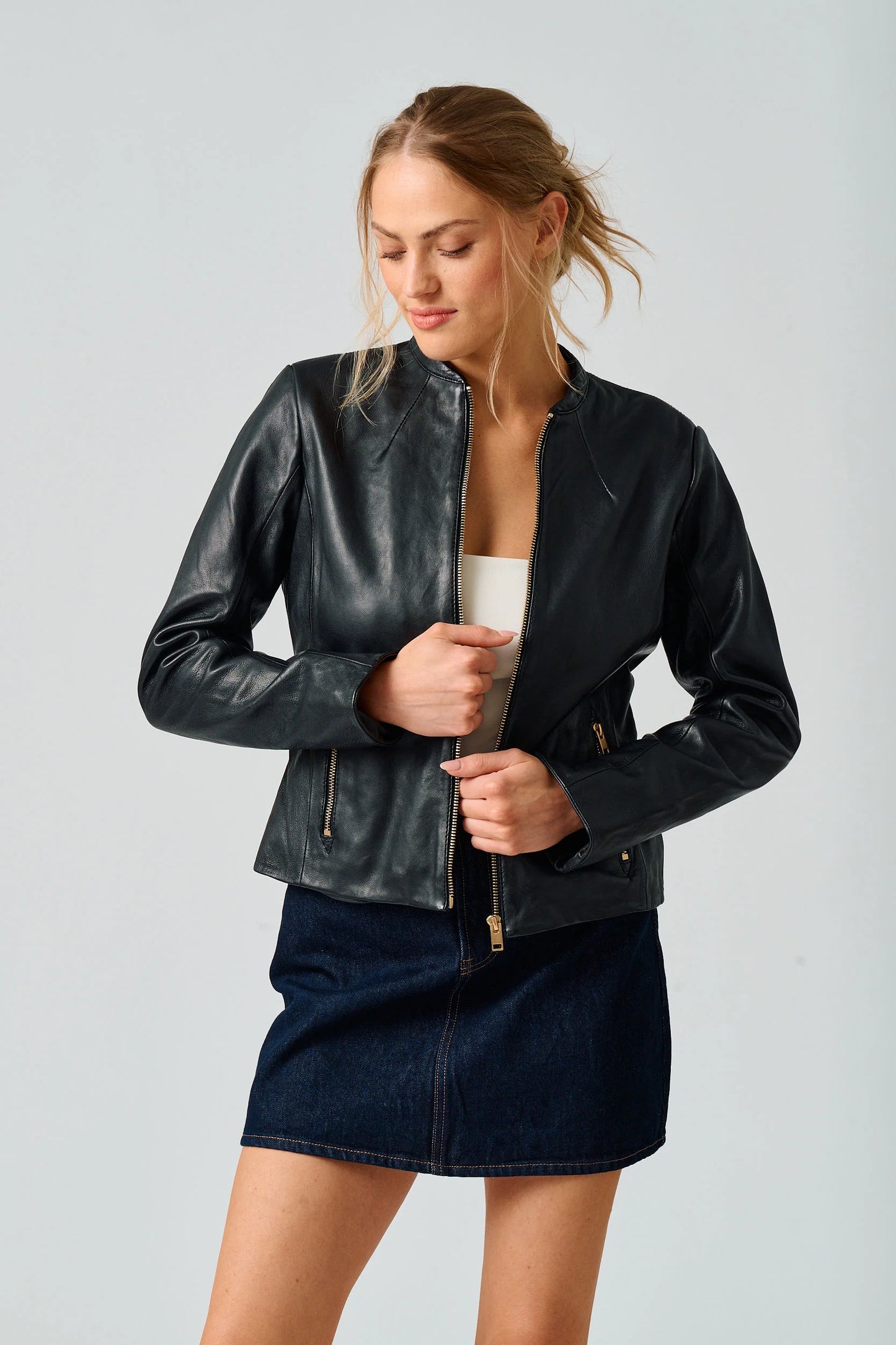 Mauritius Katharina RF Leather Jacket