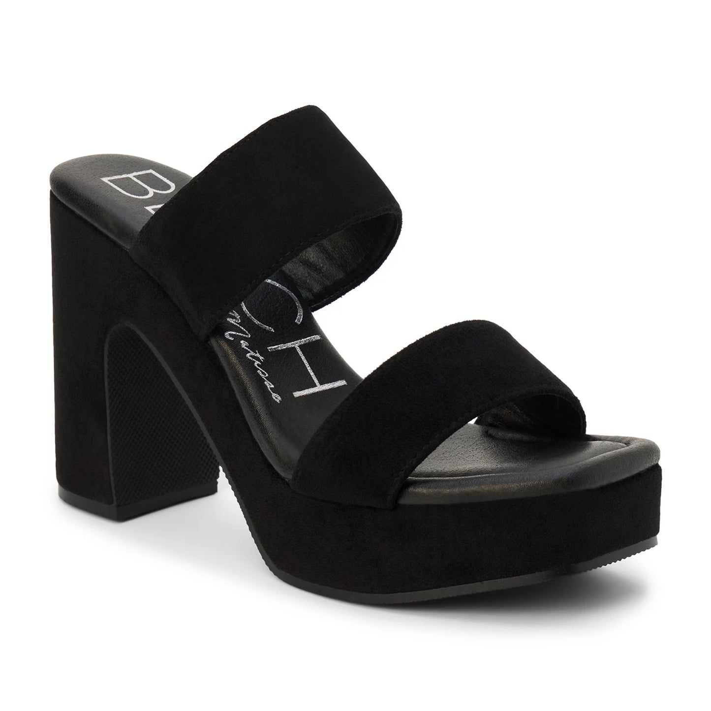 Matisse Gem Platform Heel Ebony