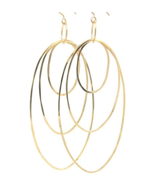 Kate Jack Triple Oval Hoops