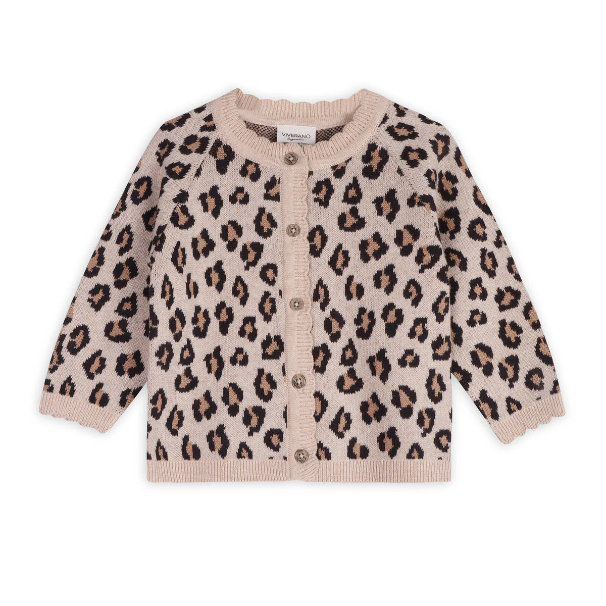 Viverano Organics Leopard Cardigan