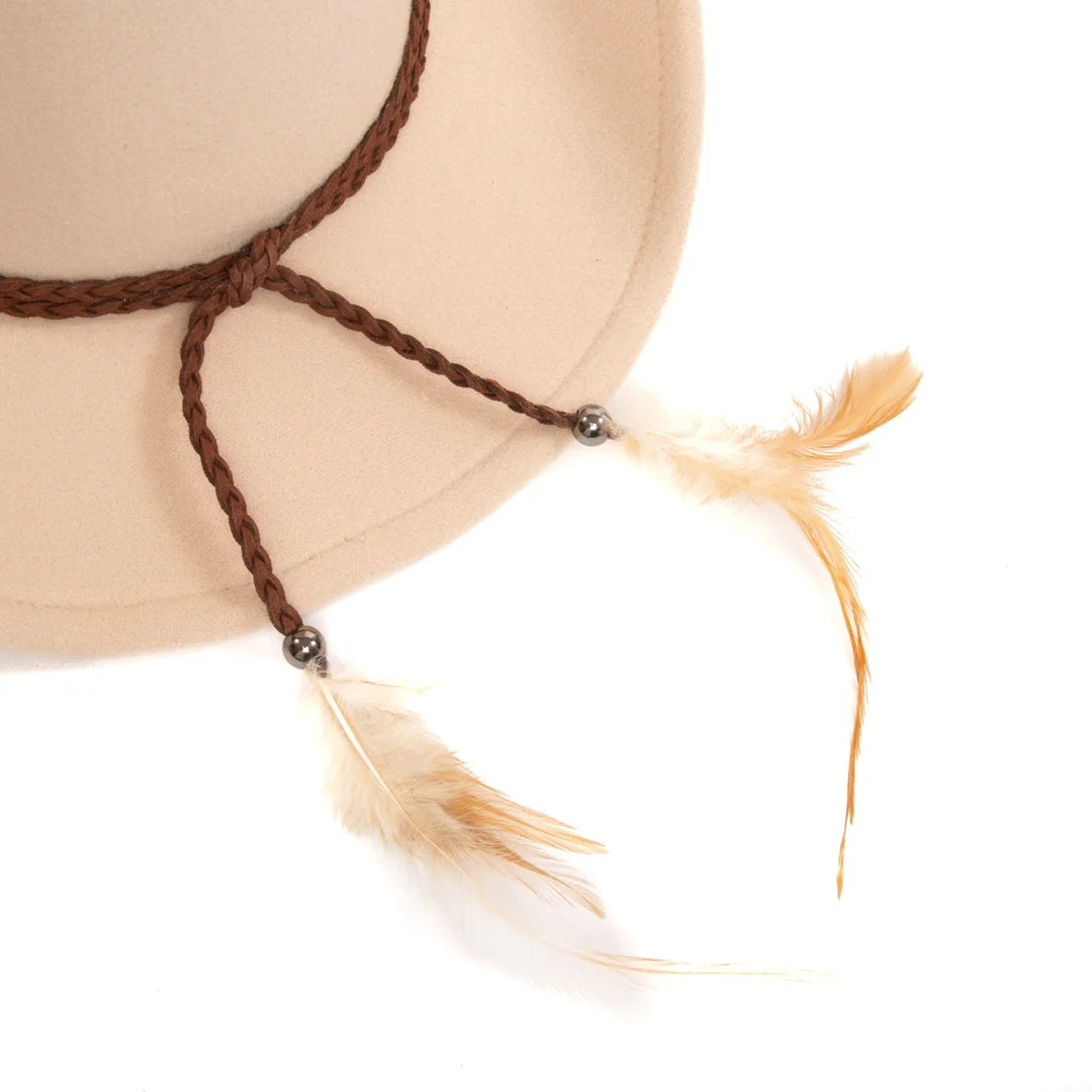 San Diego Hat Co. Cowboy Hat W/Feathered Ends