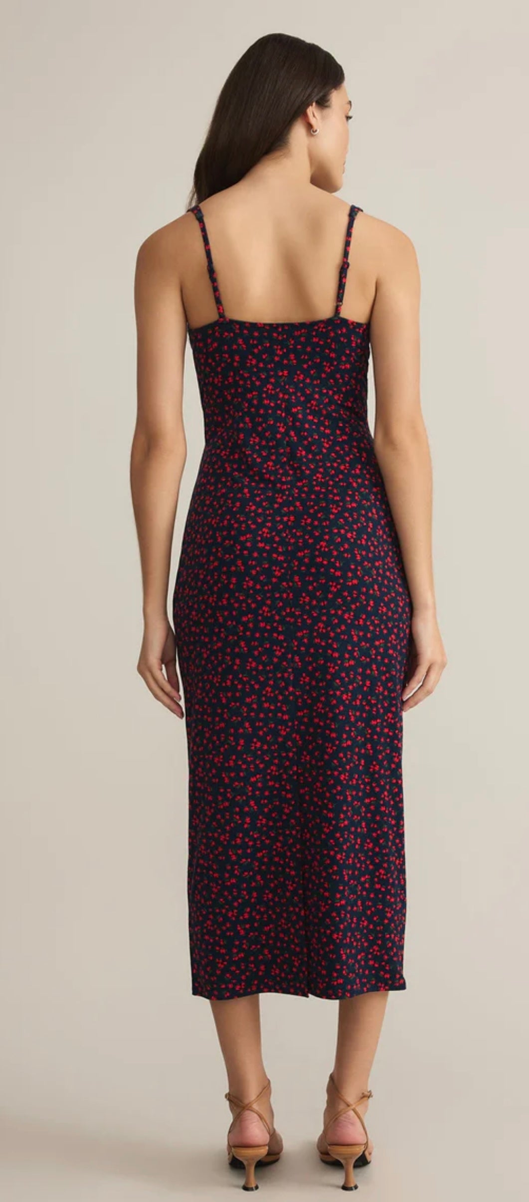 ZSupply Eleve La Rosa Ditsy Midi Dress Eclipse