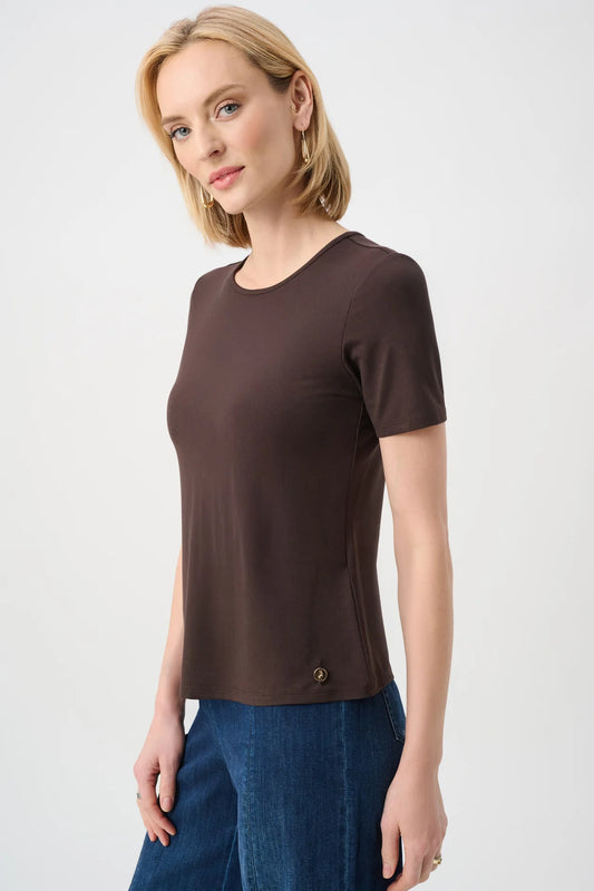 Joseph Ribkoff Jersey Fitted Crewneck