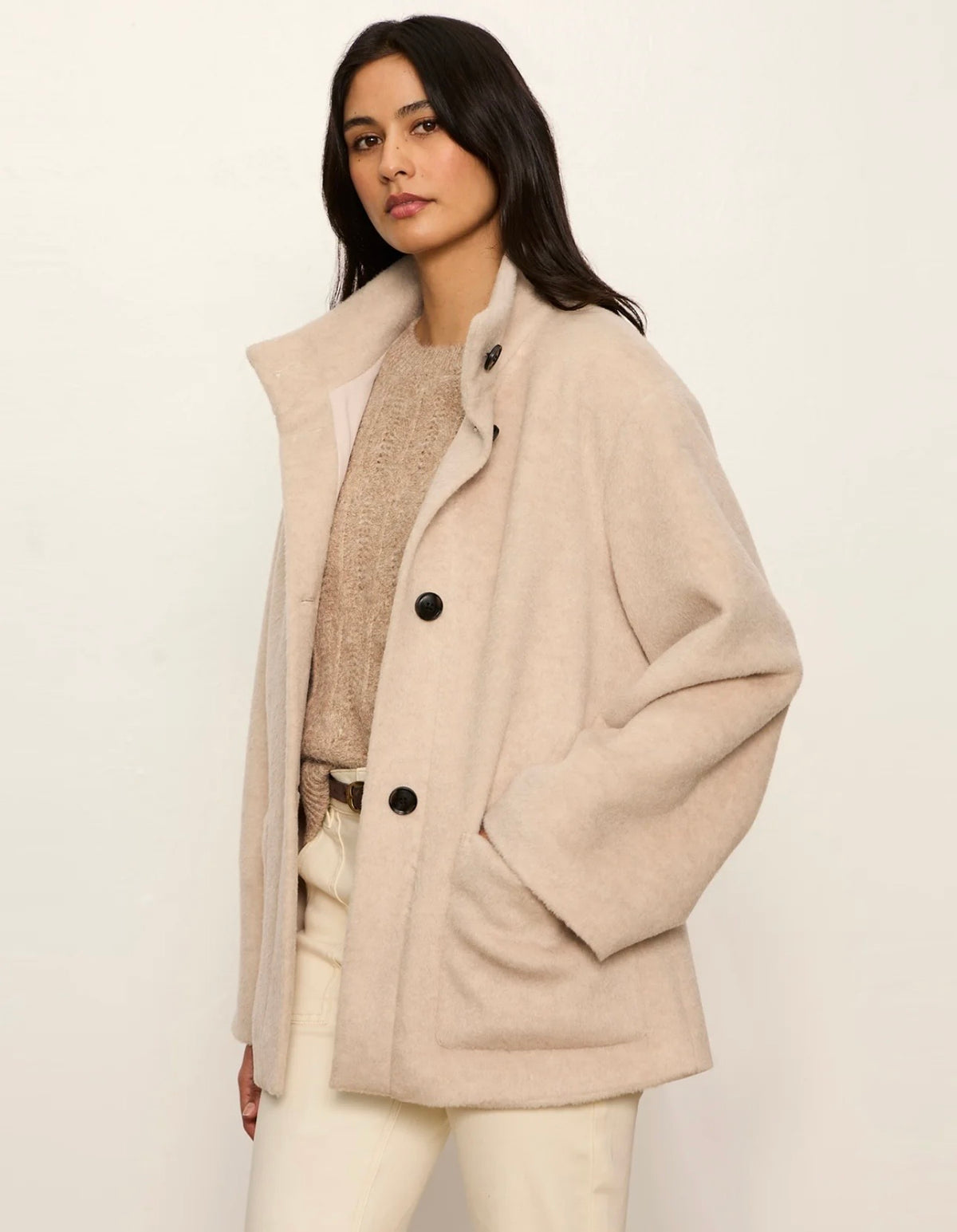 Sanctuary Bundled Wool Coat