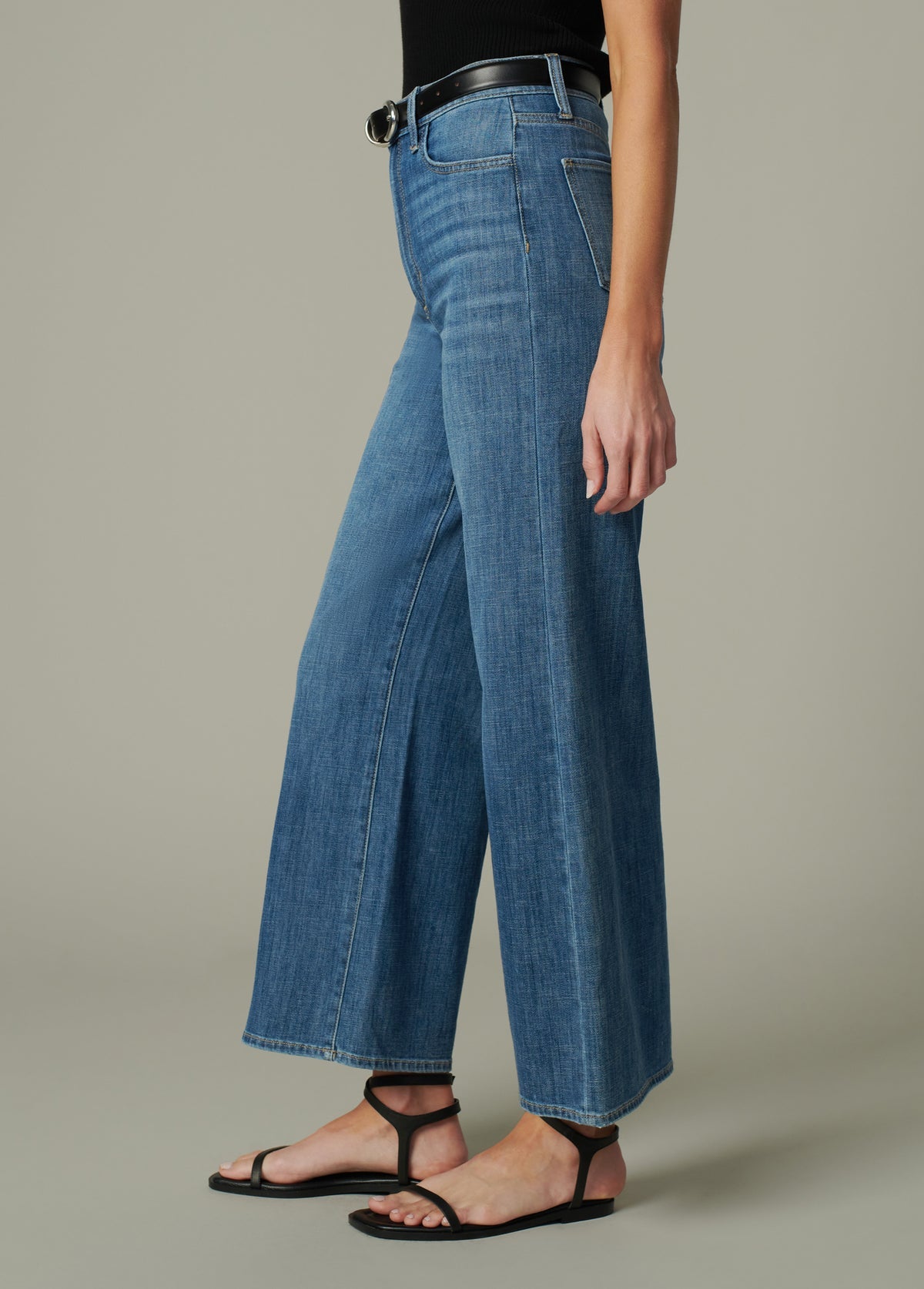 Joes Jeans Mia high rise wide ankle Smoke show