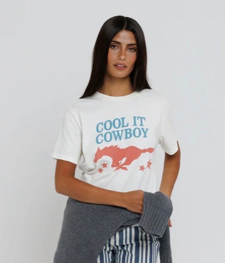 Sunny Somewhere Cool It Cowboy Everyday Tee