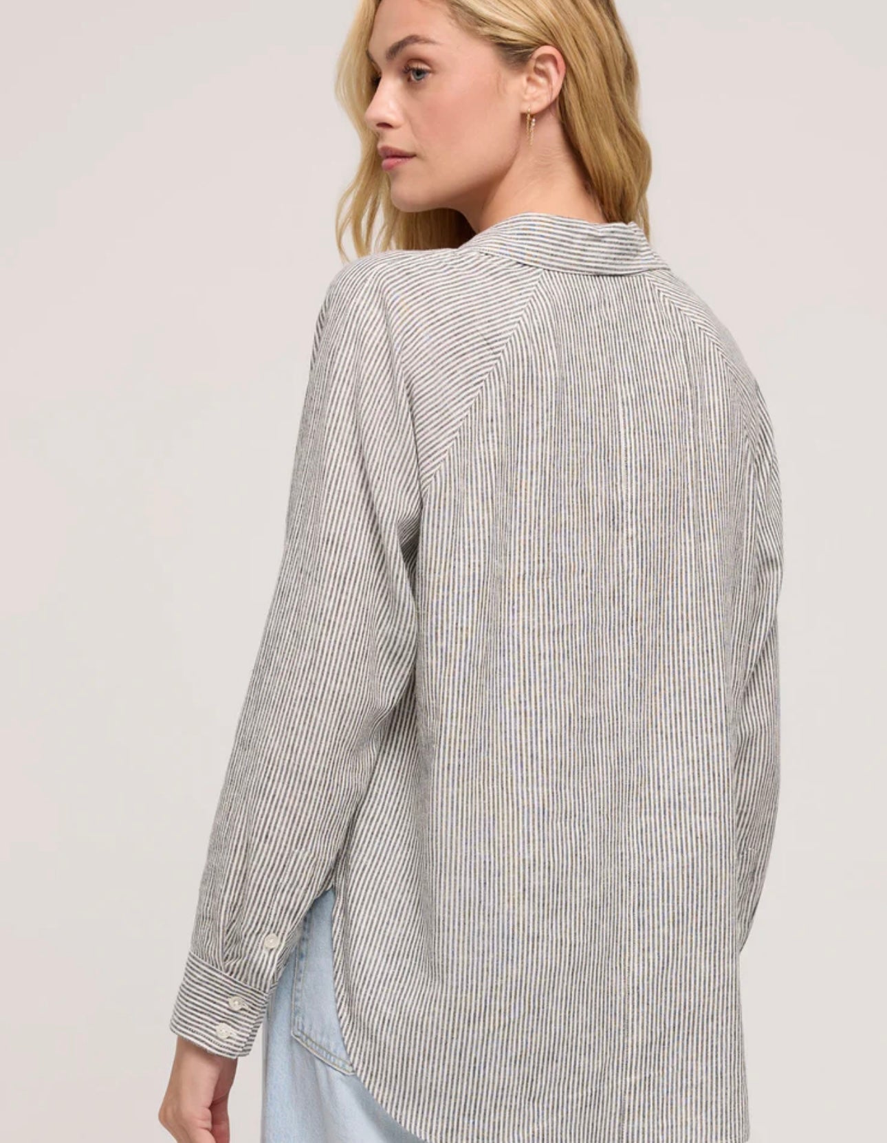 Zsupply The Perfect Striped Linen Top