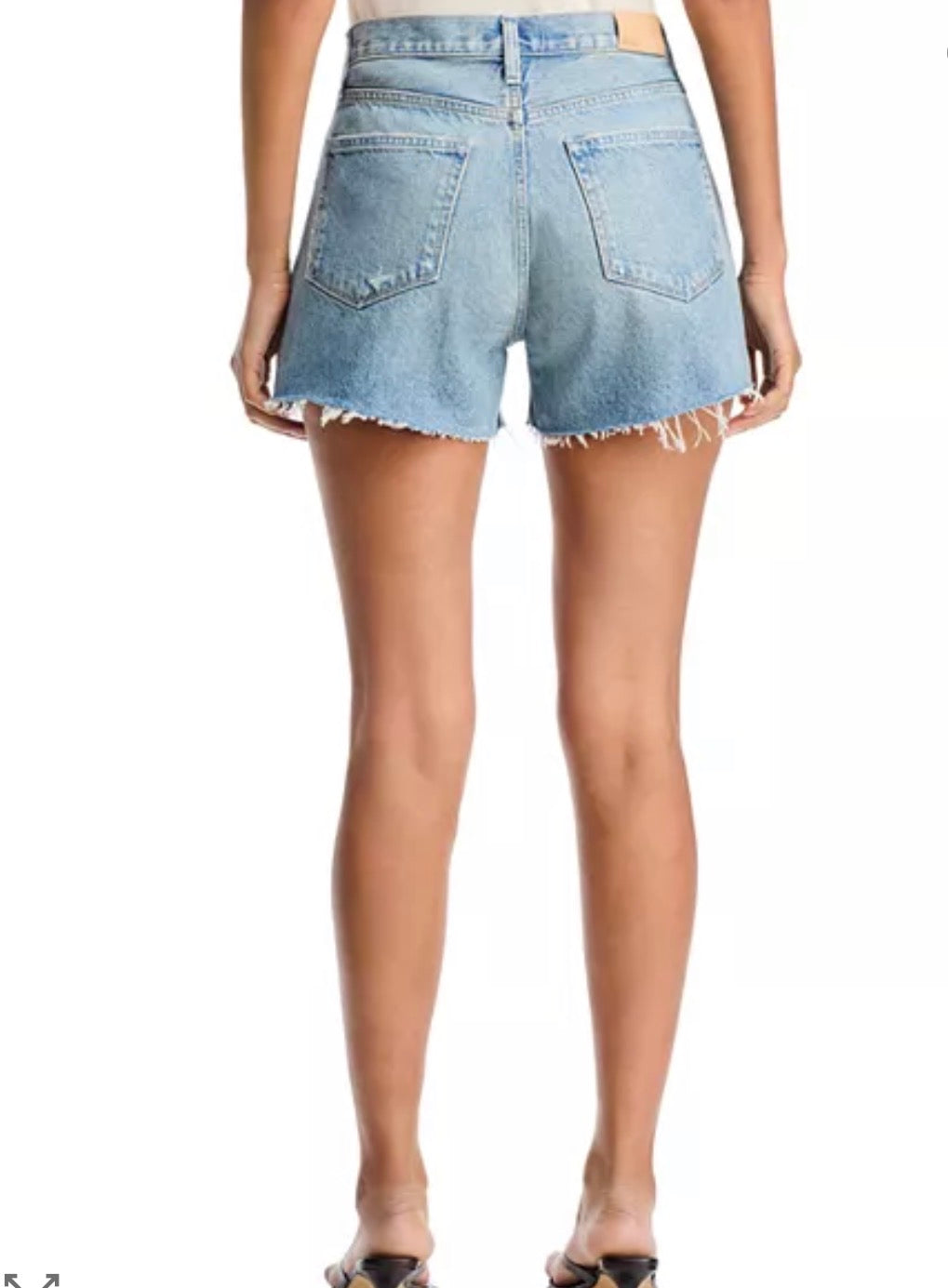 Paige Archie Short Raw Hem Foret