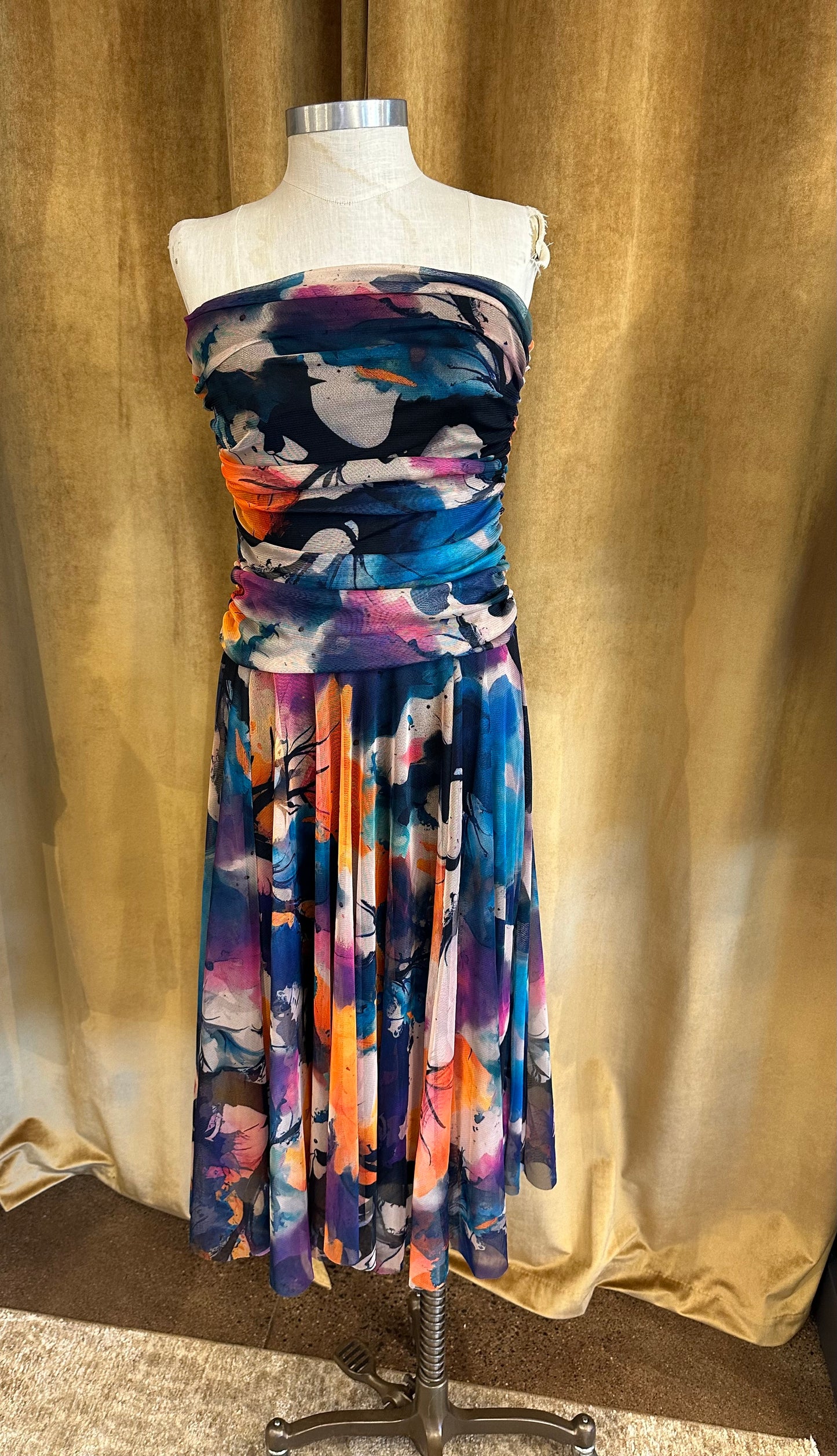 Elana Kattan Candy Strapless Dress