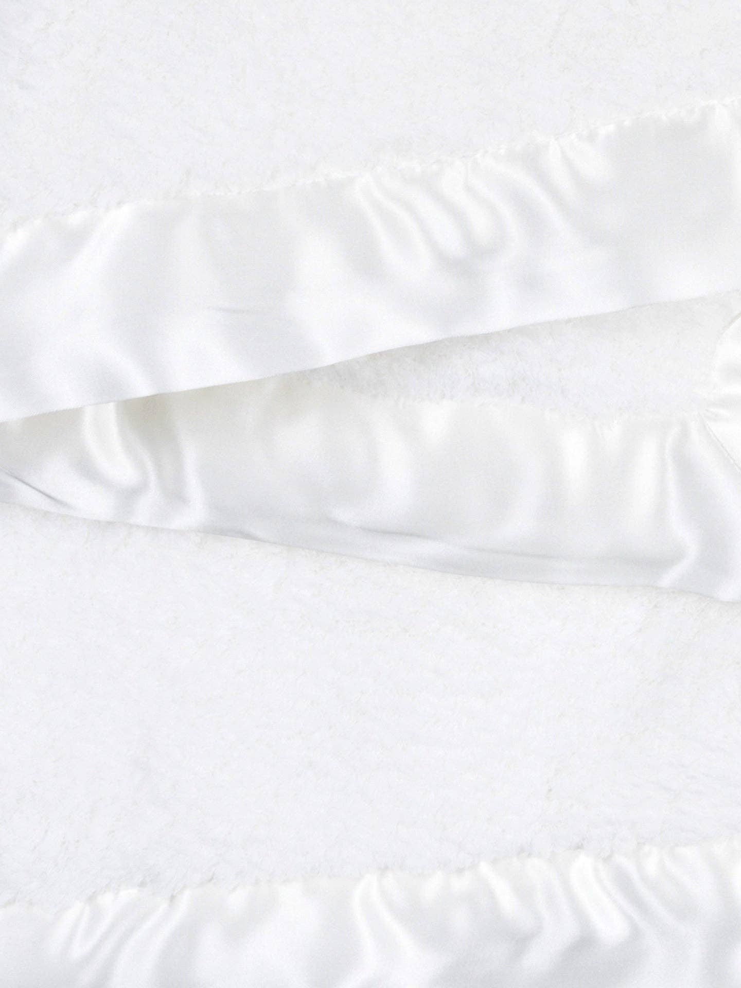 Chenille Baby Blanket: Unboxed / Dusty Pink