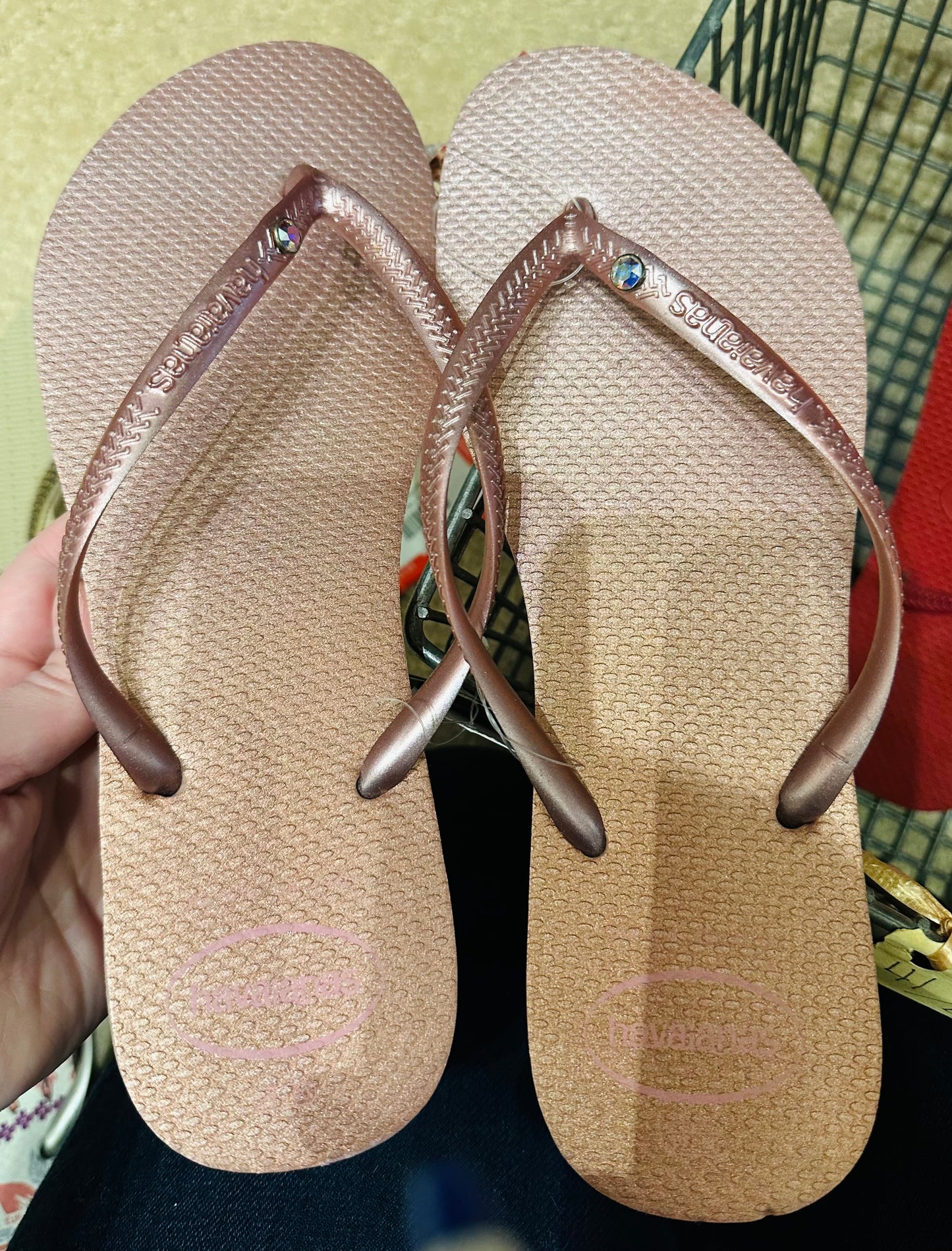 Havaianas Slim Crystal Sandal