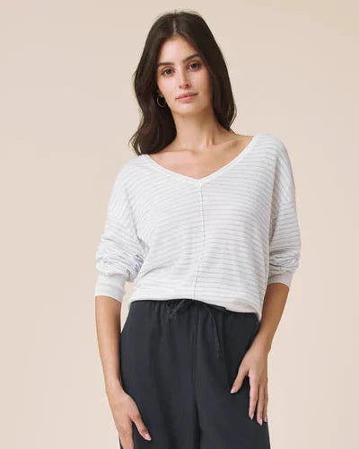 Splendid Erica Striped Sweater