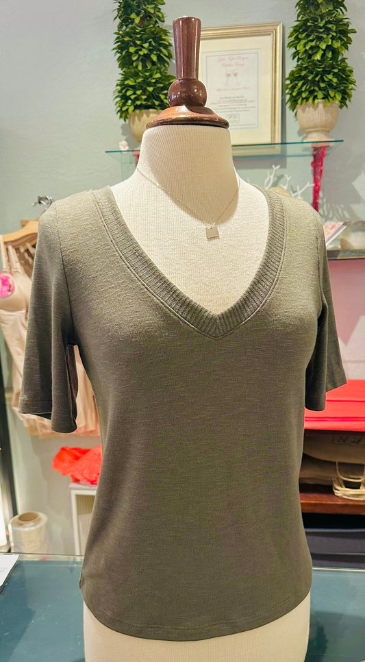 Michael Stars Matty V-Neck Top