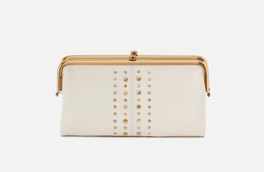 Hobo Studded Lauren Clutch Wallet Coastal Cloud