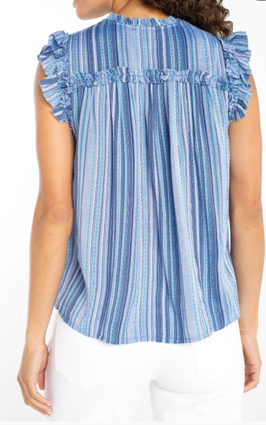 Liverpool Flutter Sleeve Blouse