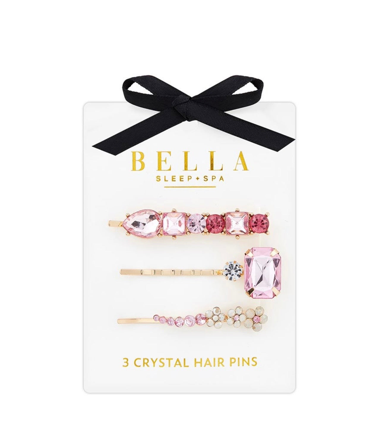Bella Sleep Spa Crystal Hair Pin Set