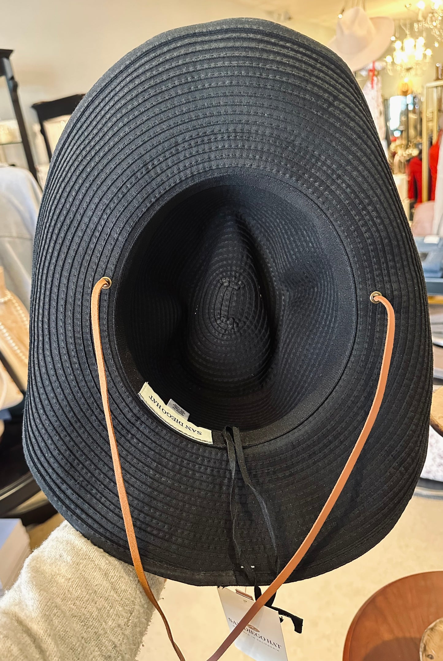 San Diego Hat Company Cowboy Hat W/Chin Strap