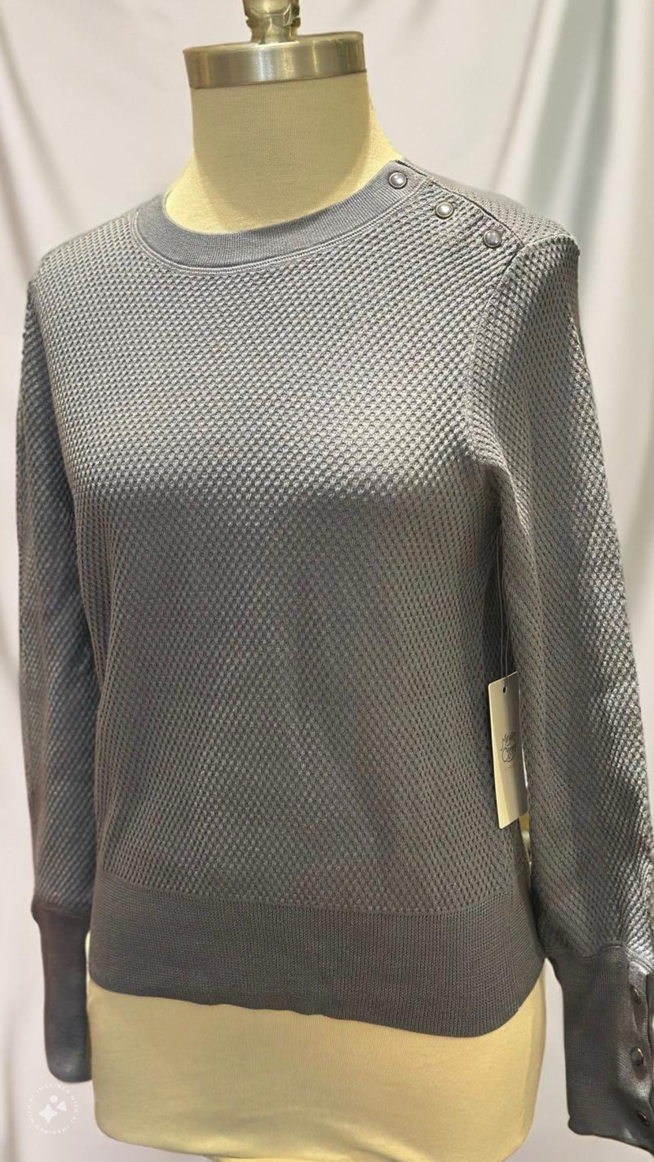 Margaret O’Leary Snap pullover Mineral