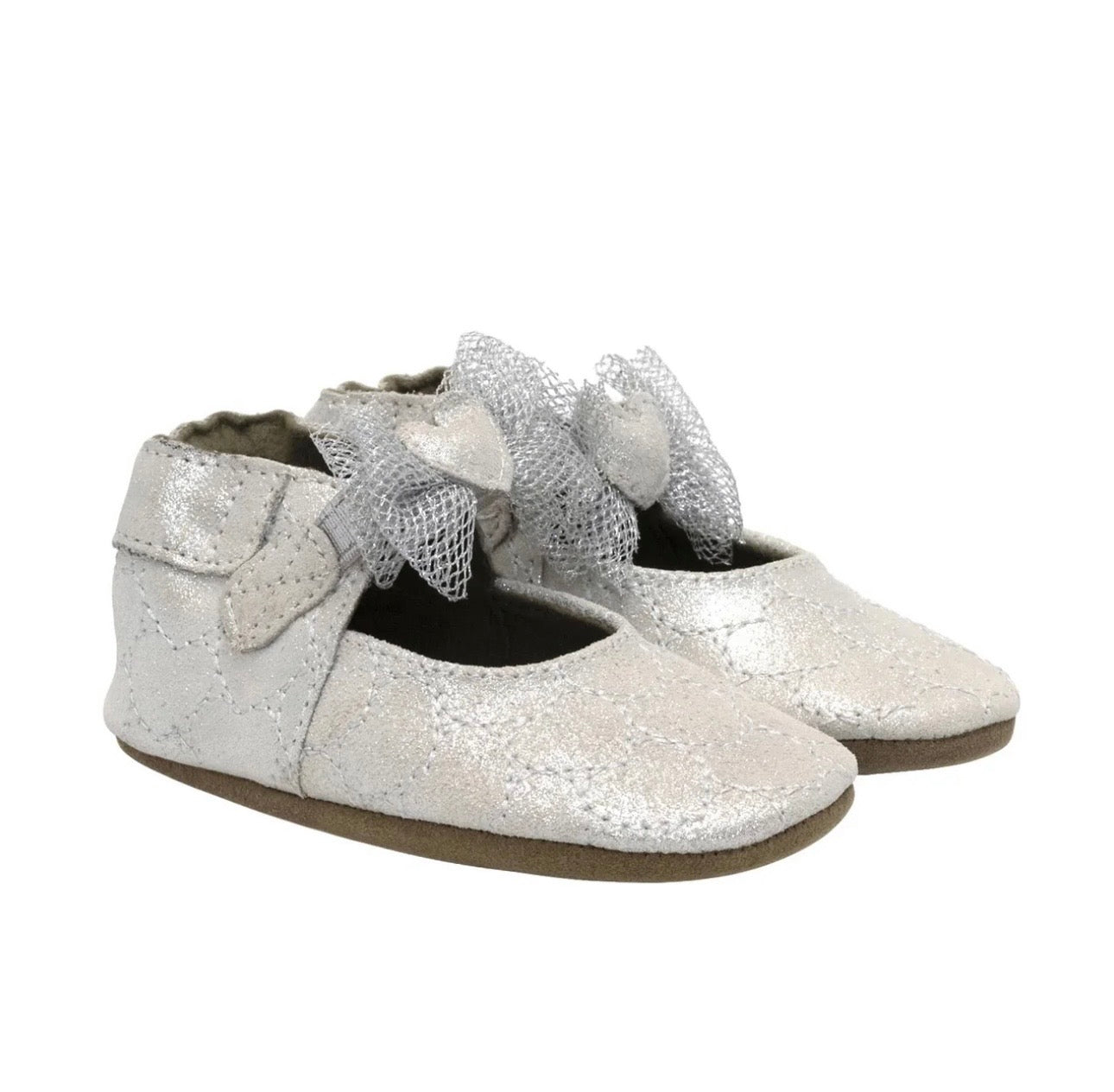Robeez Desiree Soft Soles Silver
