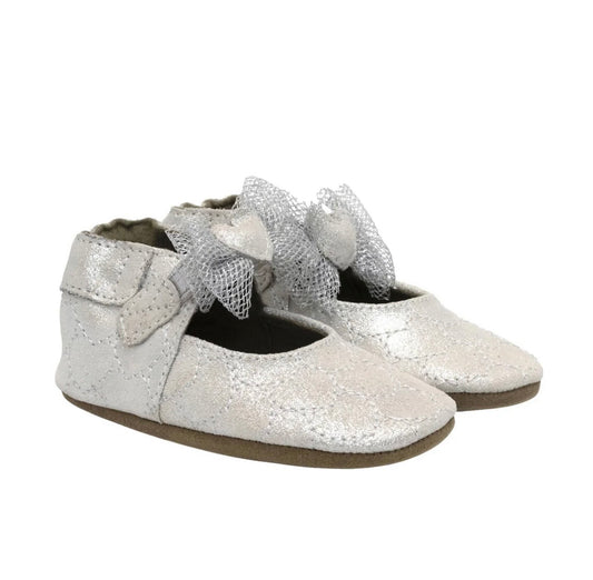 Robeez Desiree Soft Soles Silver