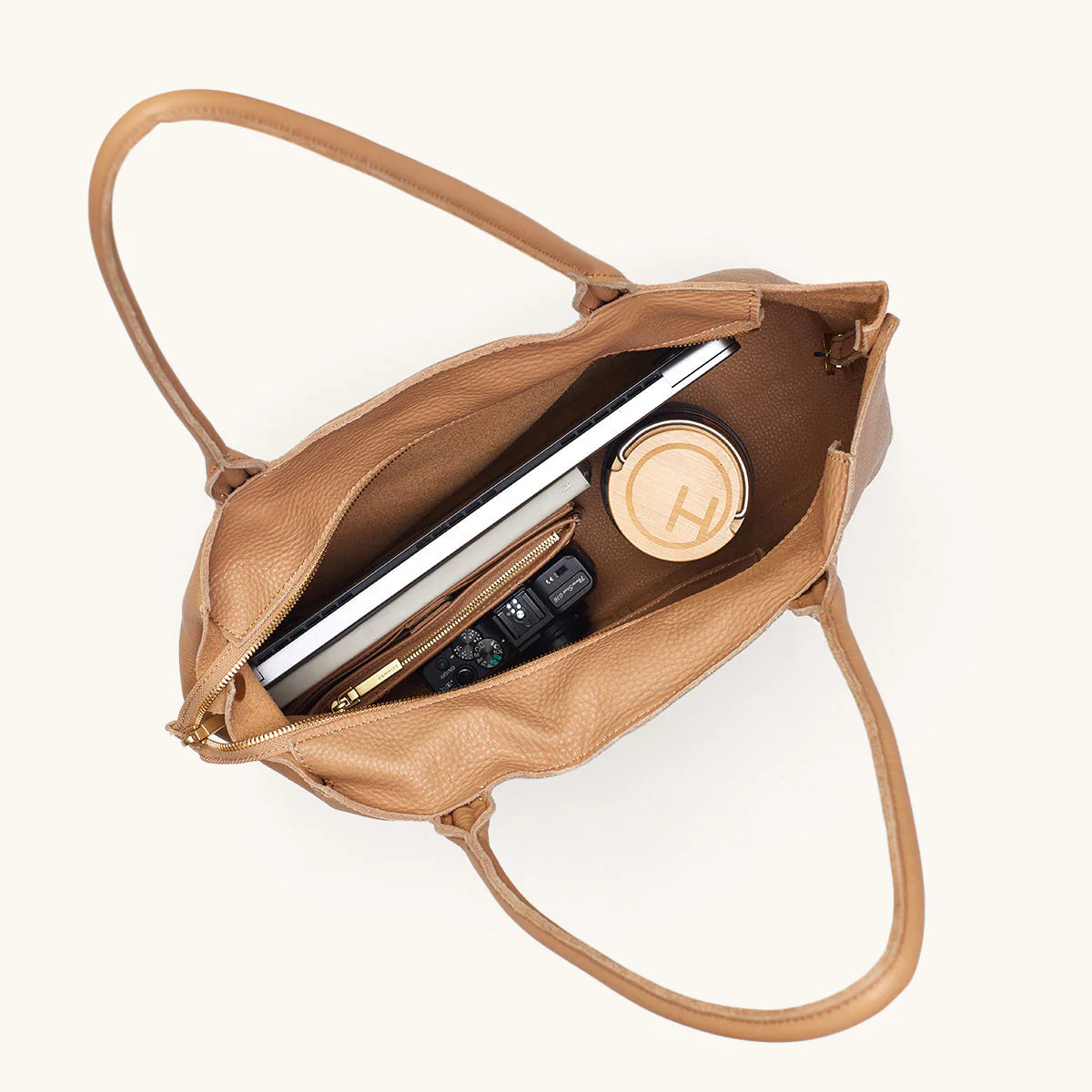 Hammitt Oliver Zip Toast Tan